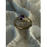 925 Sterling Silver Amethyst Ring Size 9