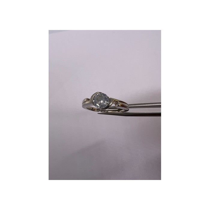 925 Sterling Silver CZ Ring Size 8.5