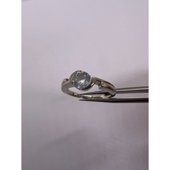 925 Sterling Silver CZ Ring Size 8.5