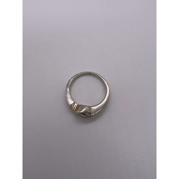 925 Sterling Silver CZ Ring Size 8.5