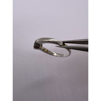 925 Sterling Silver CZ Ring Size 8.5