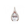 925 Sterling Silver Quartz Pendant