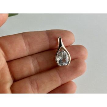 925 Sterling Silver Quartz Pendant
