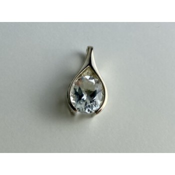 925 Sterling Silver Quartz Pendant