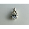 925 Sterling Silver Quartz Pendant