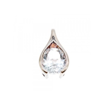 925 Sterling Silver Quartz Pendant