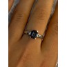 925 Sterling Silver Alexandrite & Beryl Ring Size 8