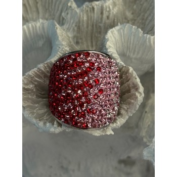 Beautiful Design 925 Sterling Silver Cz Ring Size 7