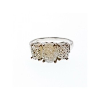 925 Sterling Silver CZ Ring Size 7