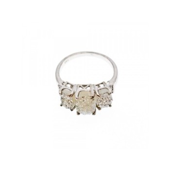 925 Sterling Silver CZ Ring Size 7
