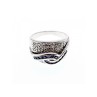 925 Sterling Silver Sapphires Ring Size 11.75