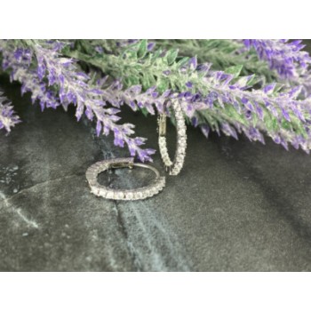 925 Sterling Silver CZ Earrings Turkey