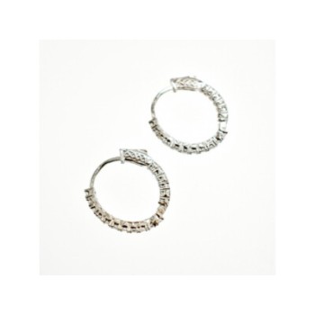 925 Sterling Silver CZ Earrings Turkey