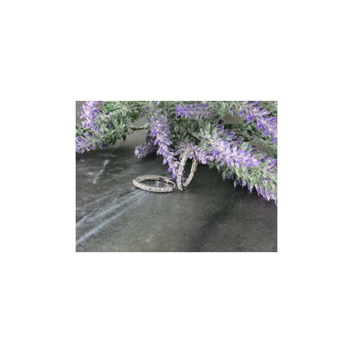 925 Sterling Silver CZ Earrings Turkey