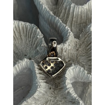 925 Sterling Silver Tanzanite Pendant Length 0.90 Inch