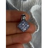 925 Sterling Silver Tanzanite Pendant Length 0.90 Inch