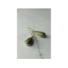 925 Sterling Silver Green Jasper Earrings