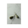 925 Sterling Silver Green Jasper Earrings