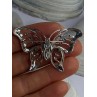 Elegant Design Germany 925 Sterling Silver Leaf Brooch Length 1.10 inch