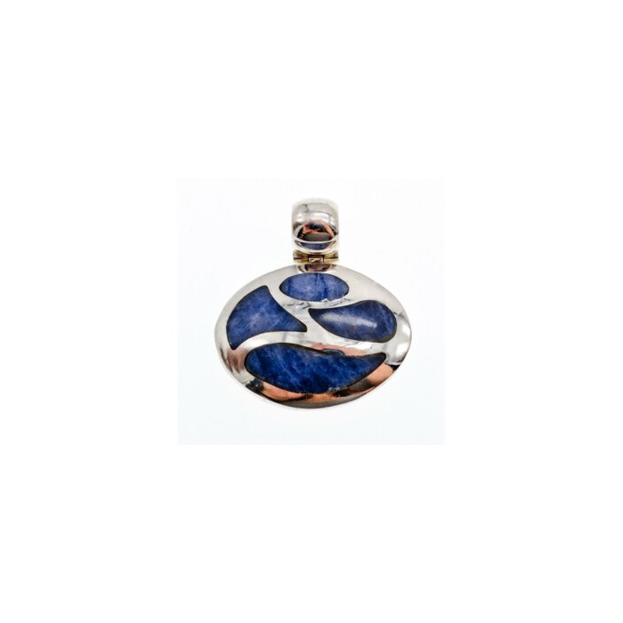 925 STERLING SILVER SODALITE PENDANT