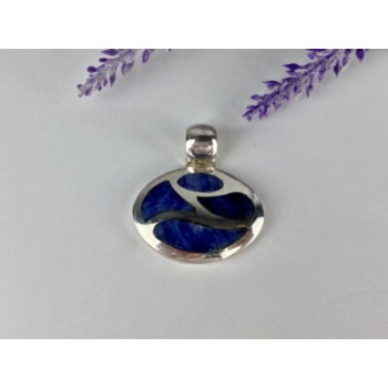 925 STERLING SILVER SODALITE PENDANT
