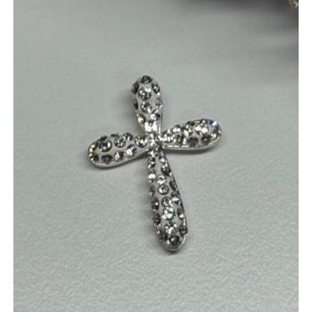 925 Sterling Silver CZ Cross