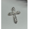 925 Sterling Silver CZ Cross