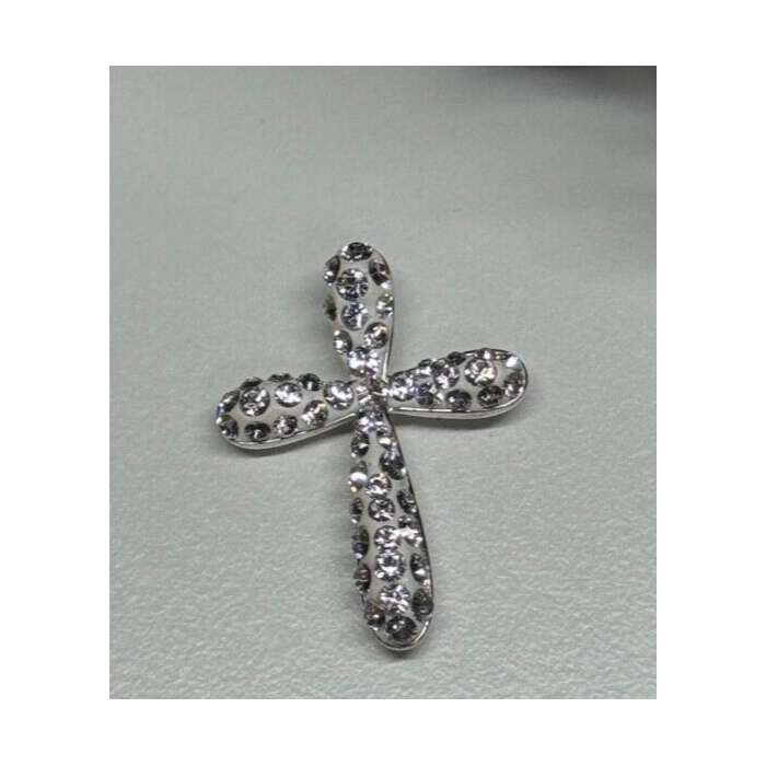 925 Sterling Silver CZ Cross