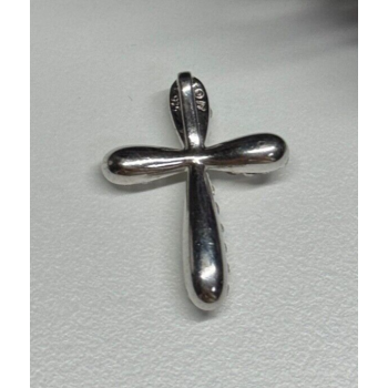 925 Sterling Silver CZ Cross