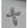 925 Sterling Silver CZ Cross