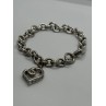925 STERLING SILVER  DIAMOND HEART KSJ  BRACELET