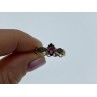 925 Sterling Silver Almandine Ring Size 7