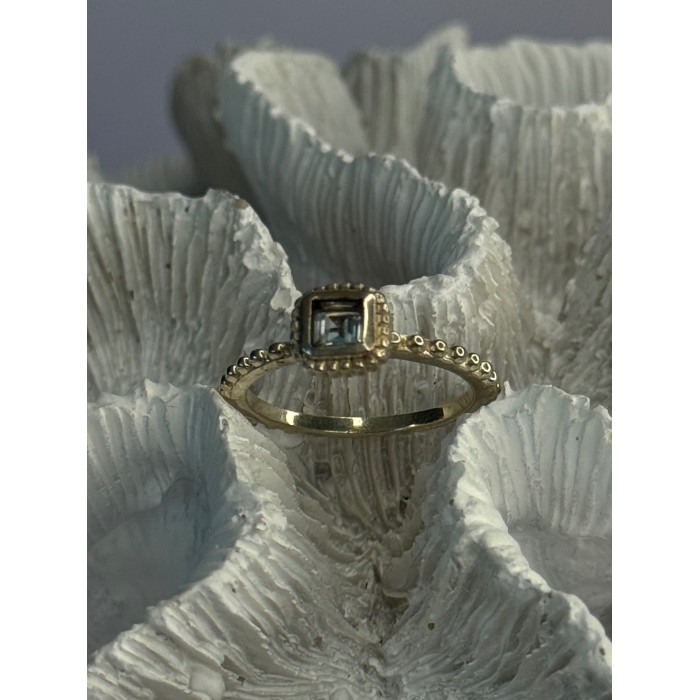 925 Sterling Silver Rj Topaz Ring Size 7