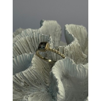 925 Sterling Silver Rj Topaz Ring Size 7