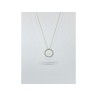 14K YELLOW GOLD DIAMONDS CHAIN WITH PENDANT