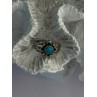 925 Sterling Silver Turquoise Ring Size 5.5