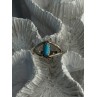 925 Sterling Silver Turquoise Ring Size 5.5