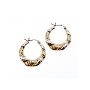 925 Sterling Silver Gold Plated Earrings