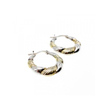 925 Sterling Silver Gold Plated Earrings