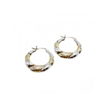 925 Sterling Silver Gold Plated Earrings