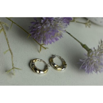 925 Sterling Silver Gold Plated Earrings