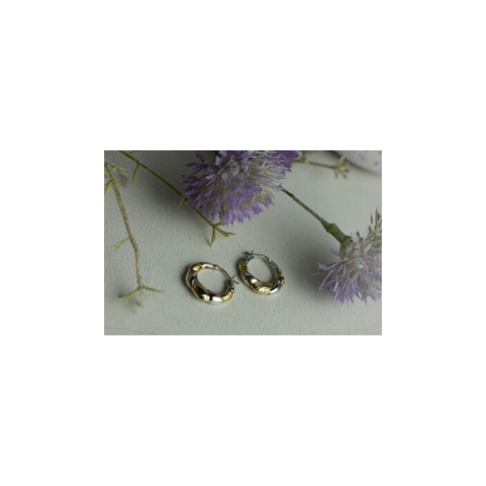 925 Sterling Silver Gold Plated Earrings
