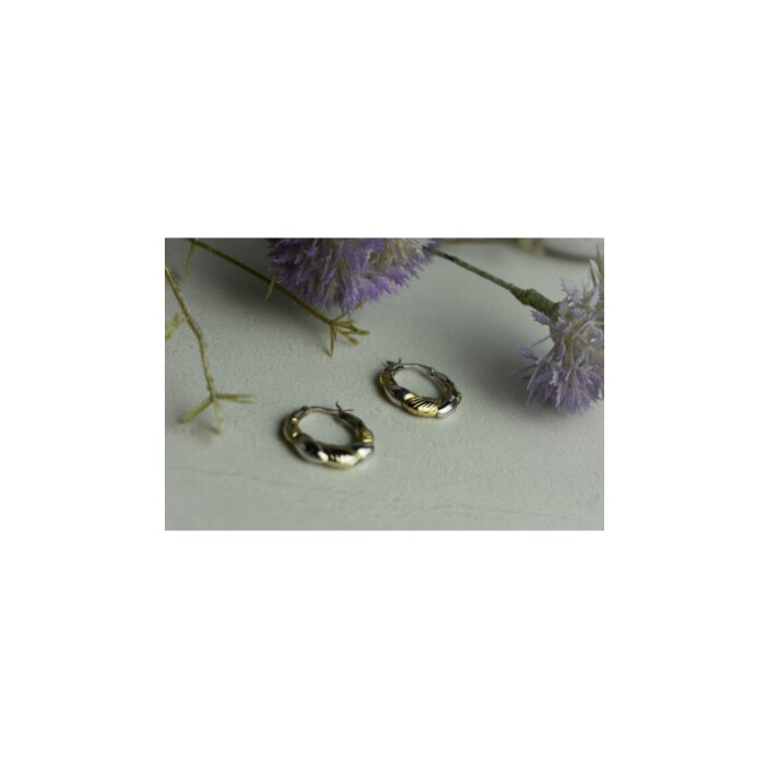 925 Sterling Silver Gold Plated Earrings