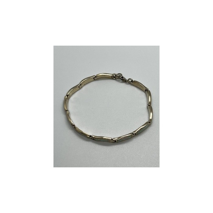 925 Sterling Silver Opal Bracelet