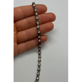 925 STERLING SILVER CZ BRACELET