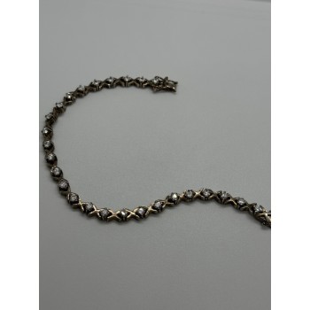 925 STERLING SILVER CZ BRACELET