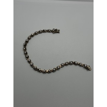 925 STERLING SILVER CZ BRACELET