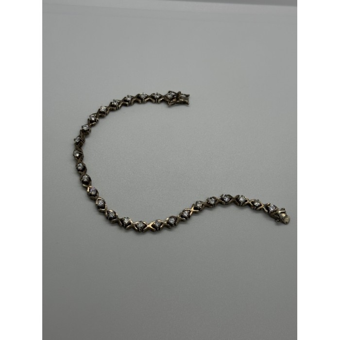 925 STERLING SILVER CZ BRACELET