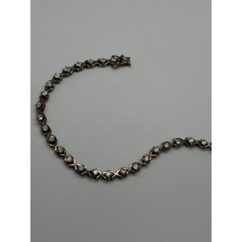 925 STERLING SILVER CZ BRACELET