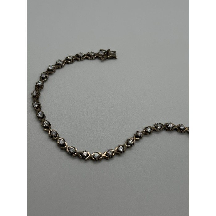 925 STERLING SILVER CZ BRACELET